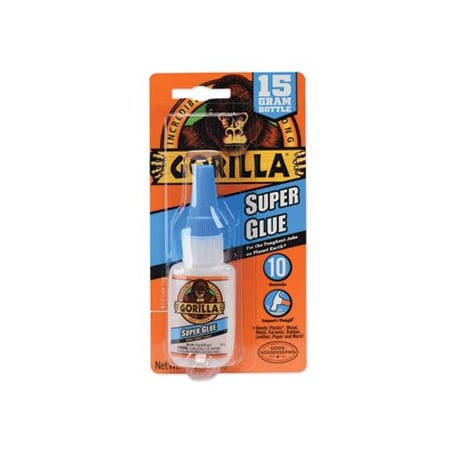 Gorilla Glue Gorilla, SUPER GLUE, 0.53 OZ, DRIES CLEAR 7805003